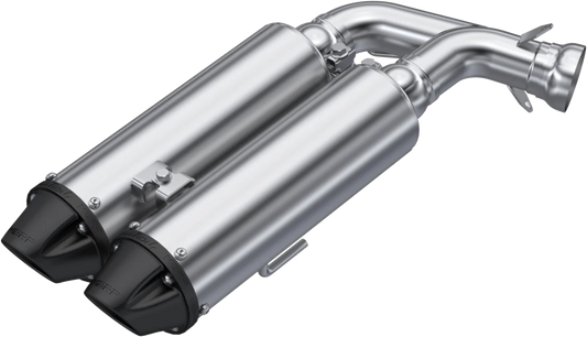 MBRP Dual Slip-On System with 4-Inch Performance Muffler for Polaris XP 1000 S and Scrambler XP 1000 S