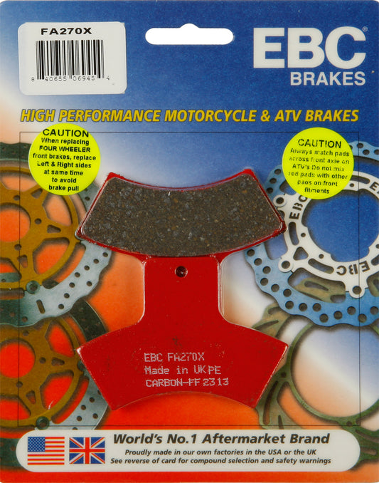 EBC FA270X Brake Pads for Polaris ATV/UTV – Reliable Replacement for Scrambler and Sportsman Models
