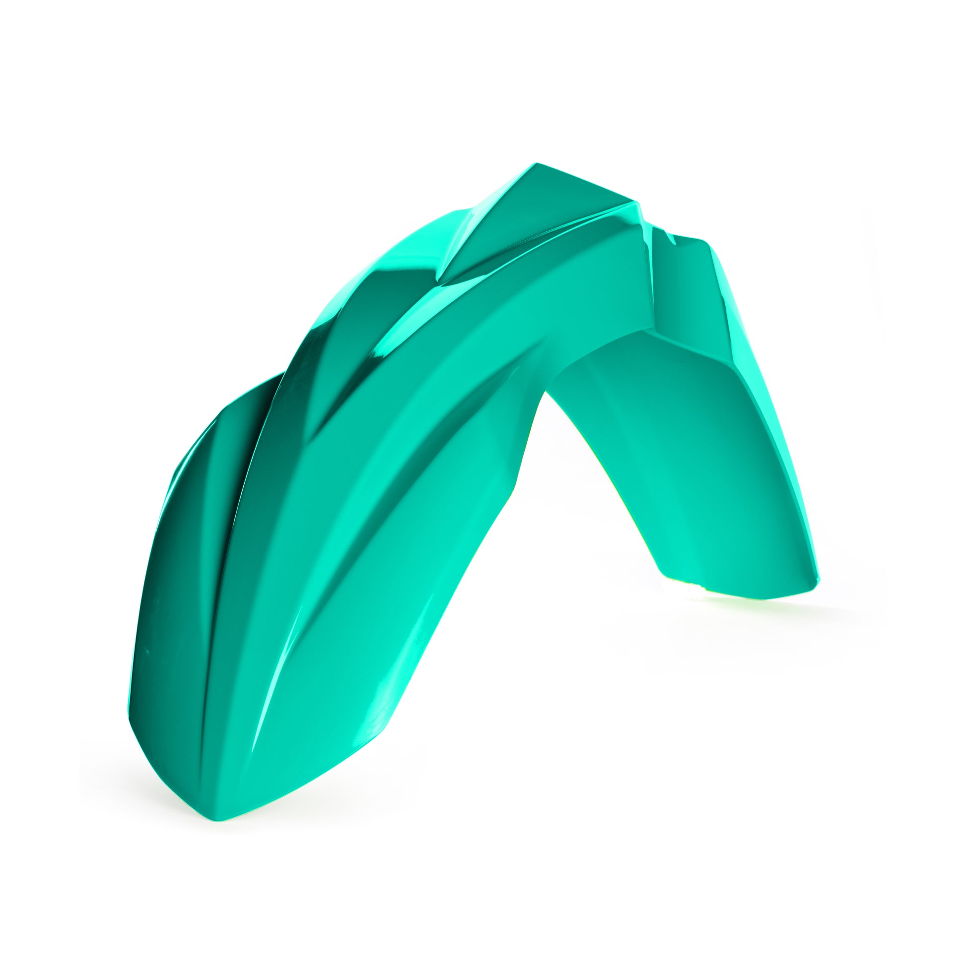 Acerbis Front Fender Teal for Kawasaki Offroad Models