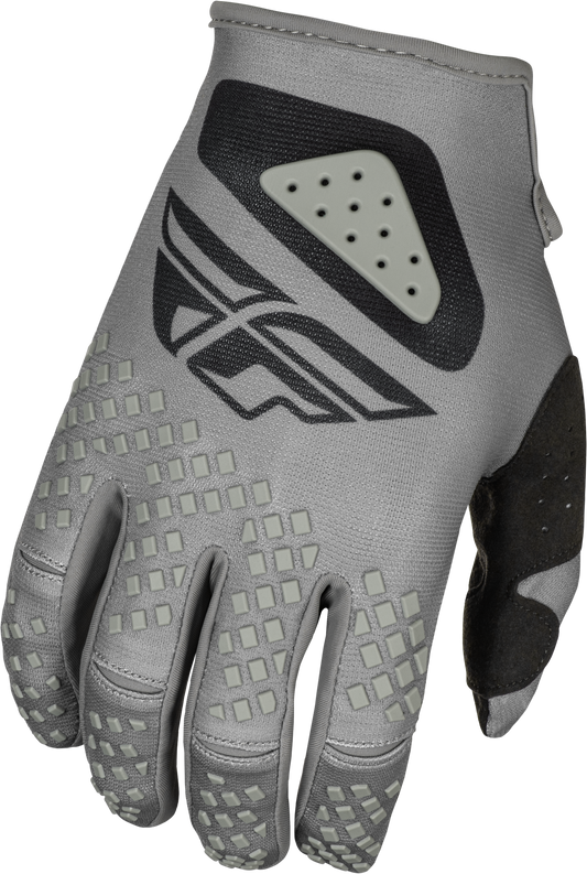Fly Racing Kinetic Sym Offroad MX Gloves Grey/Black X-Small