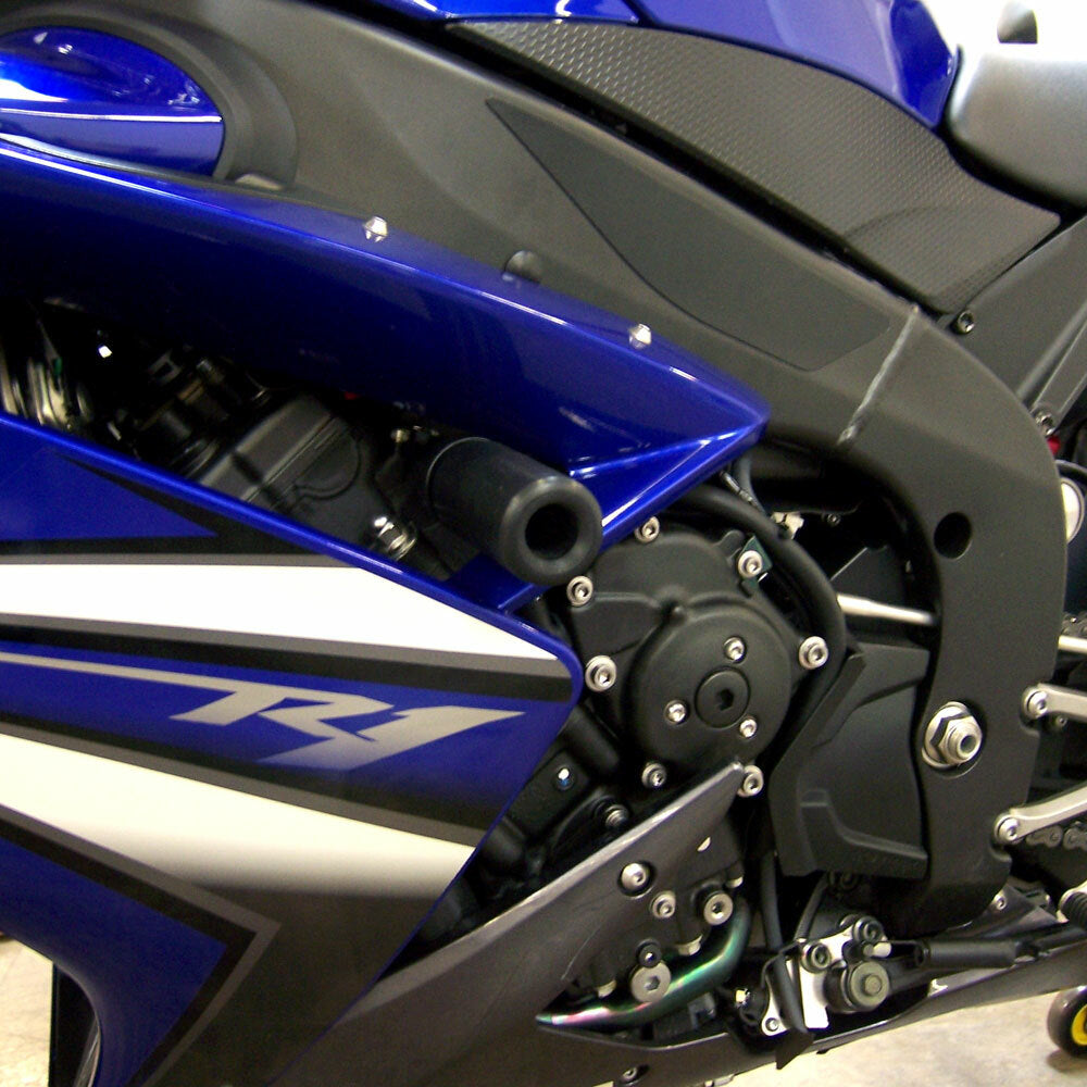 Shogun Motorsports Black Frame Sliders for Yamaha YZF-R1 (2007-2008) - Part #750-6719