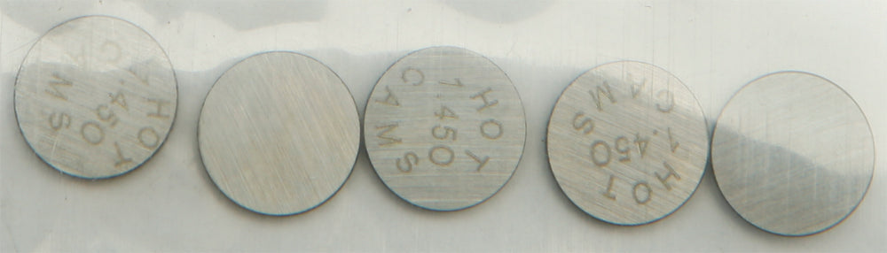 HOT CAMS Valve Shims 9.48x1.45mm 5-Pack for Offroad Engine Applications