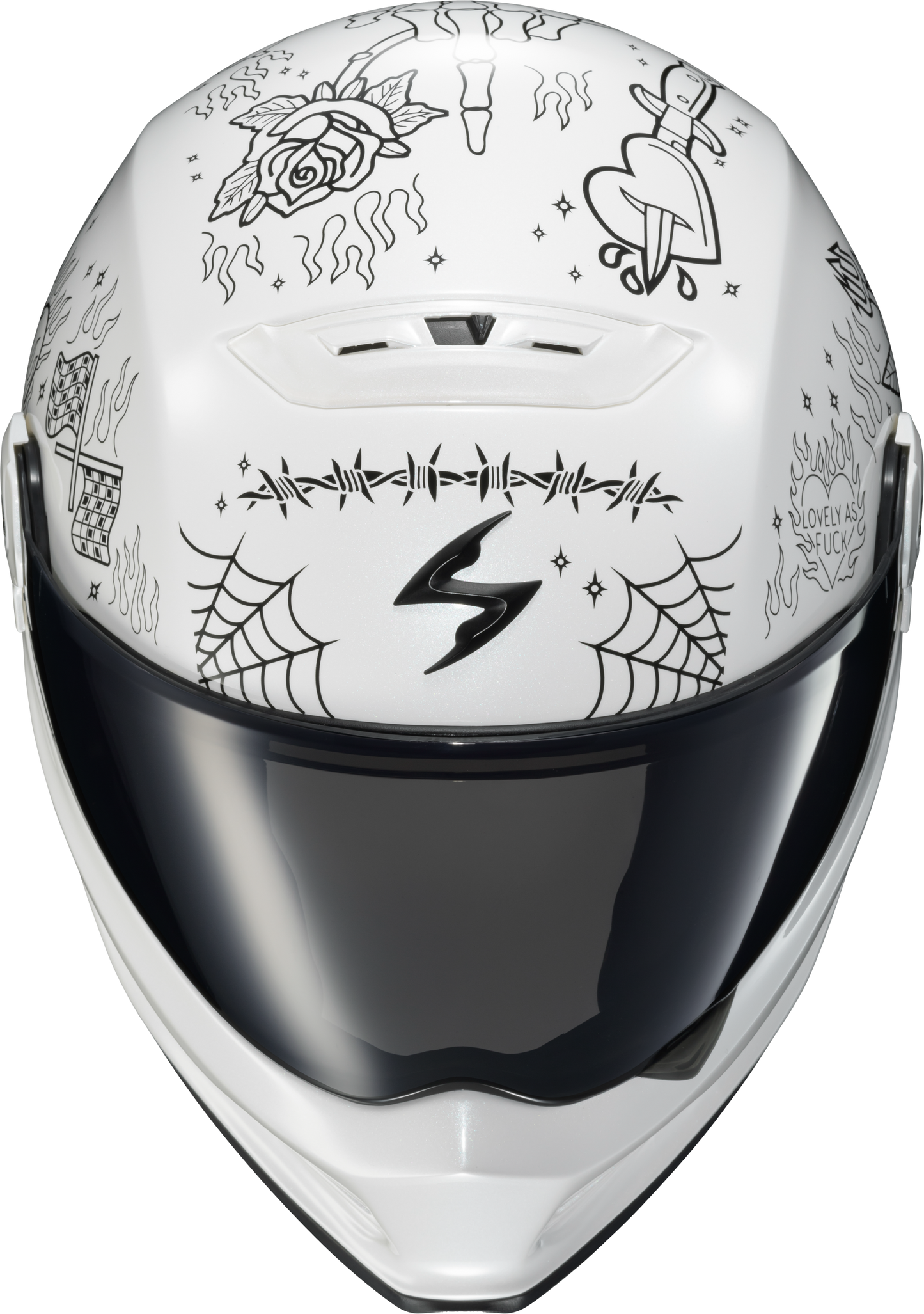 ScorpionEXO Covert FX Full Face Helmet in White, Size Small