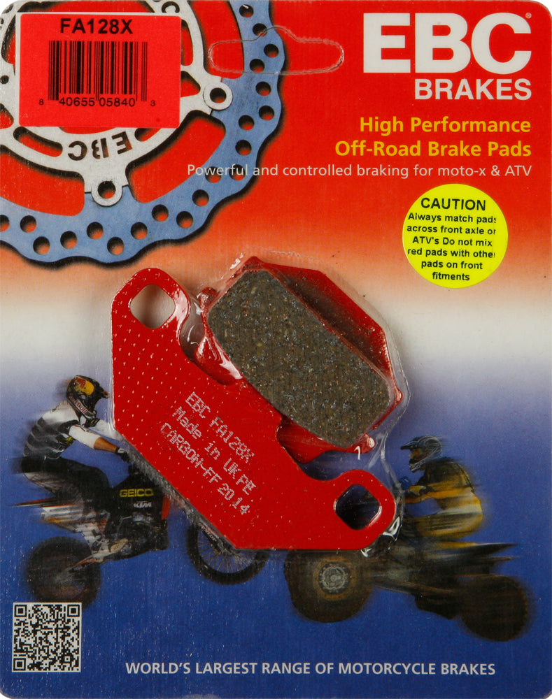 EBC FA128X Brake Pads for Kawasaki ATV/UTV Models