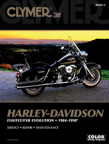 Clymer Repair Manual for Harley Davidson FLHTC & FXR Models (1984-1993) - DIY Motorcycle Maintenance Guide