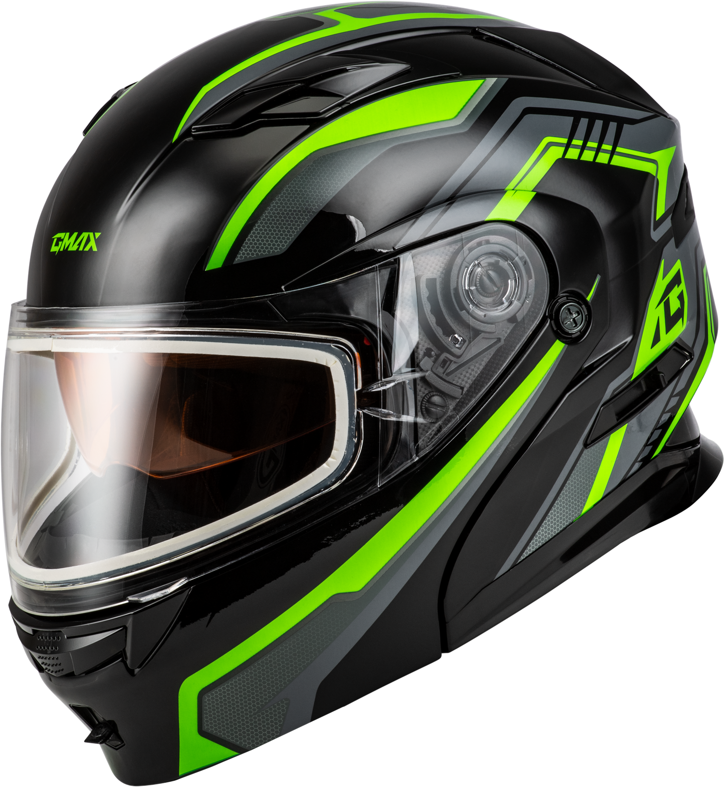 GMAX MD-01S Modular Snow Helmet with Quick Release Buckle and Integrated LED Light