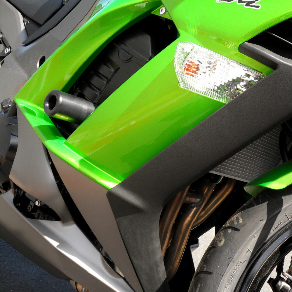 Shogun Motorsports ZX1000 Ninja 1000 Frame Sliders No Cut Black – Premium American Made Motorcycle Body Protection