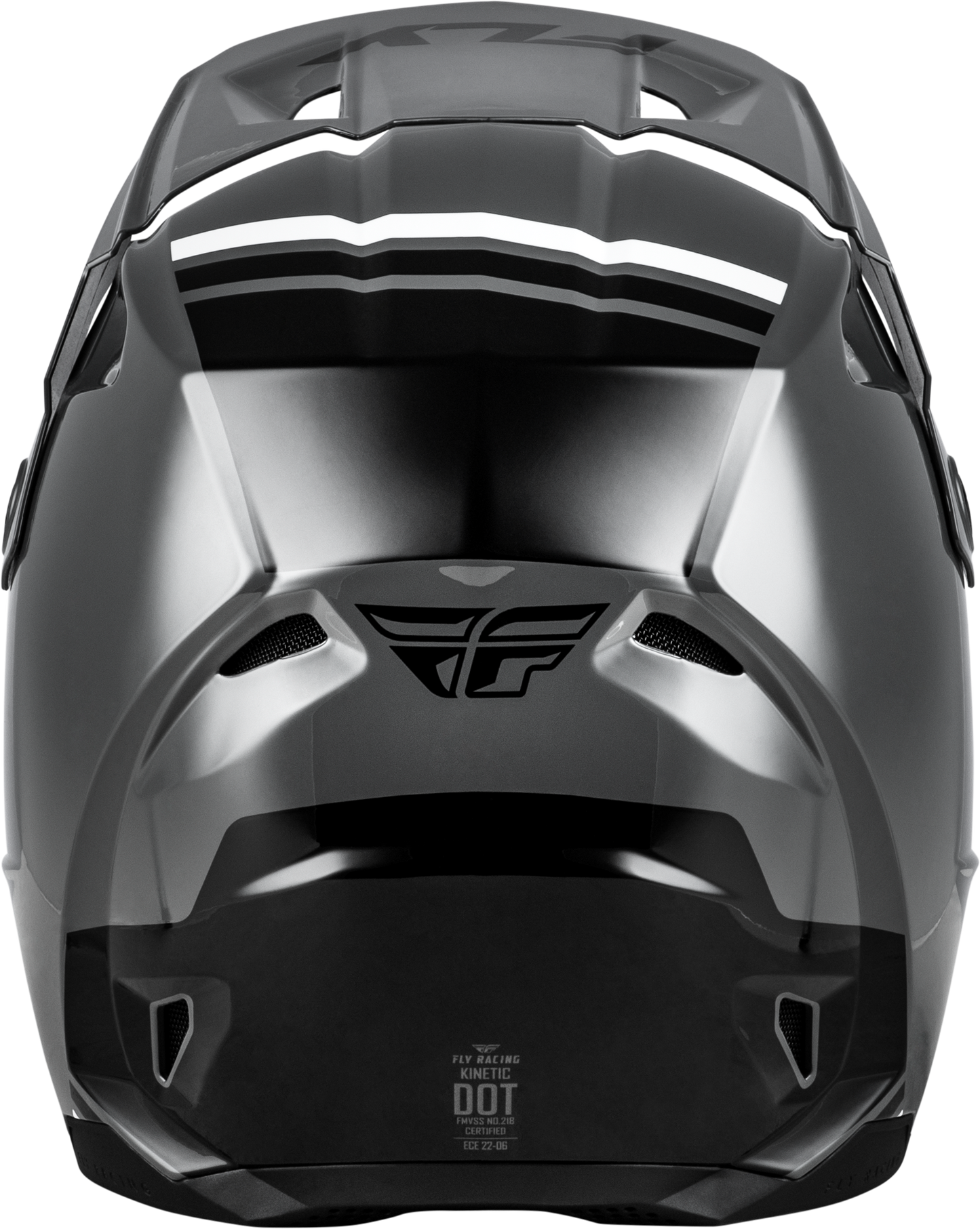 Fly Racing Kinetic Verdict Helmet X-Small Grey/Black/White for Off-Road Riding