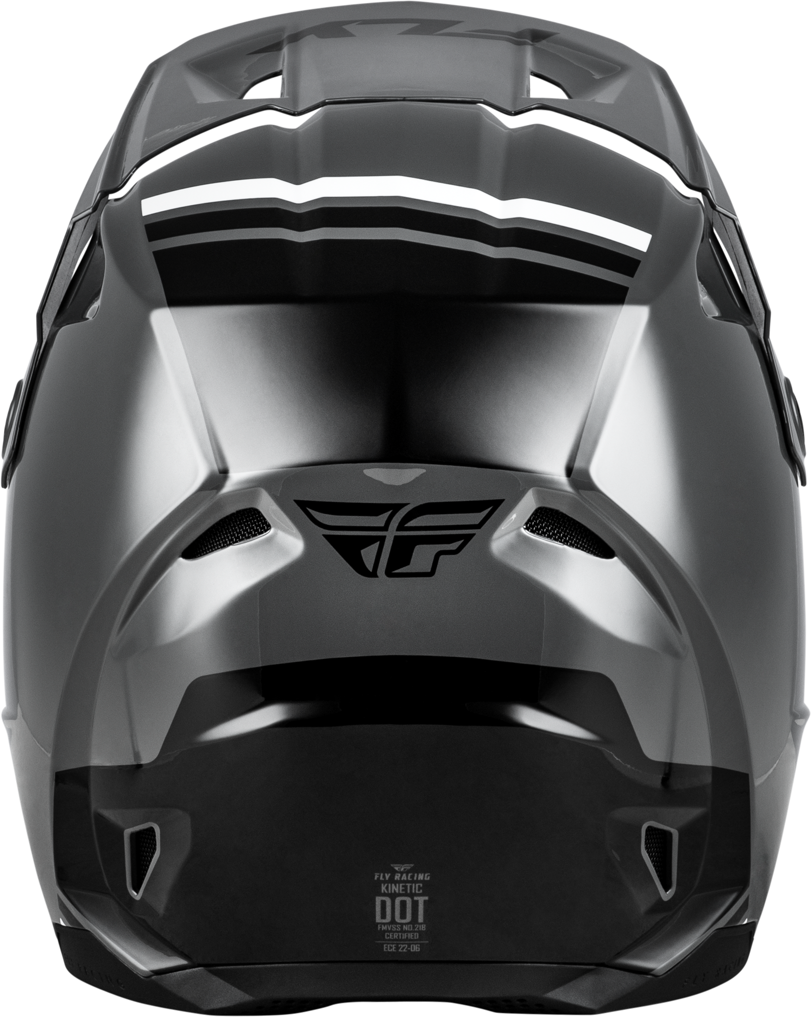 Fly Racing Kinetic Verdict Helmet X-Small Grey/Black/White for Off-Road Riding