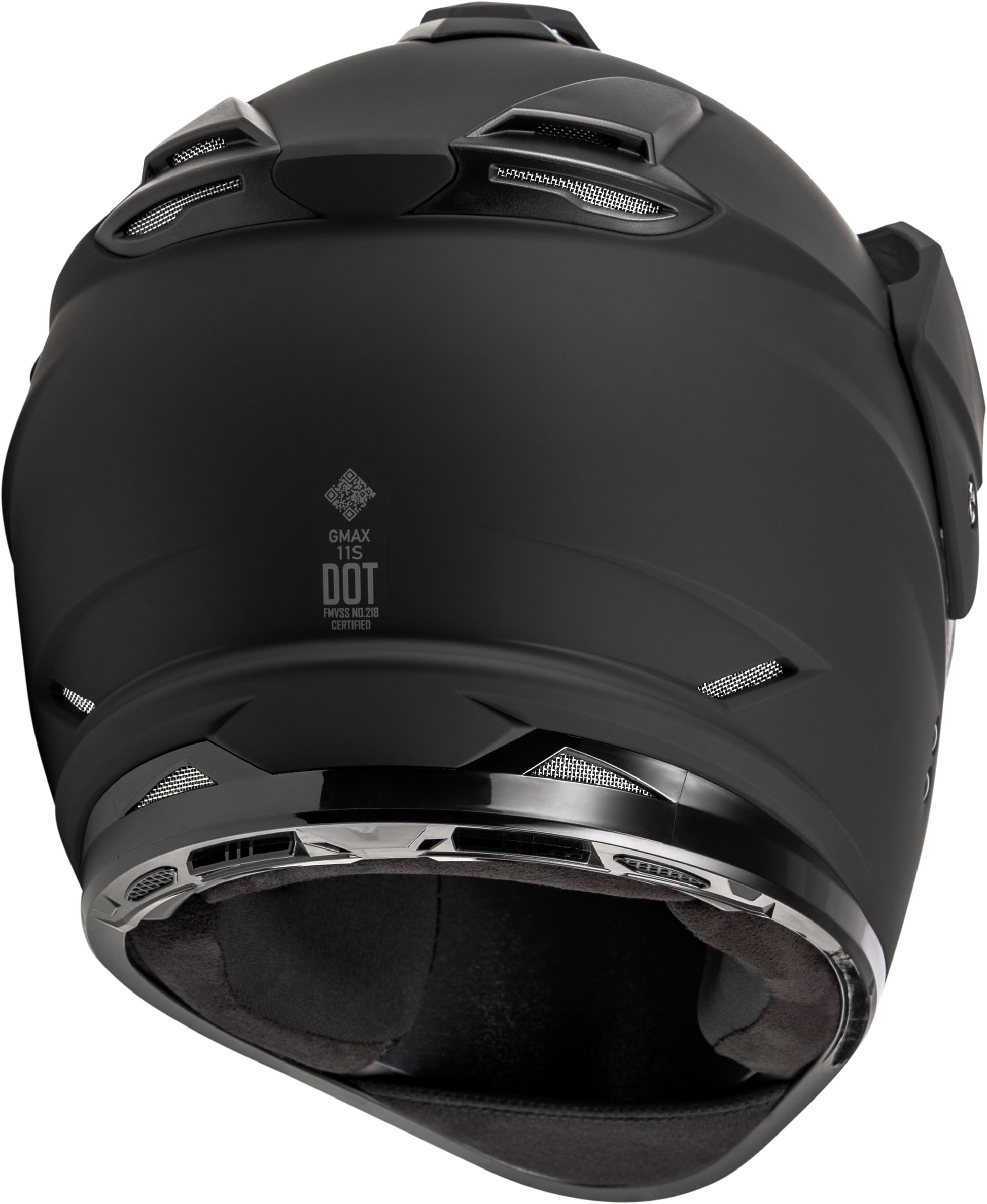 GMAX GM-11S Snow Helmet with Electric Shield in Matte Black – X-Small