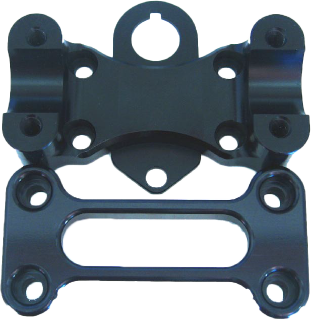 MODQUAD PHAT1-BBLK 1 1/8 inch Handlebar Adapter for Banshee ATV/UTV