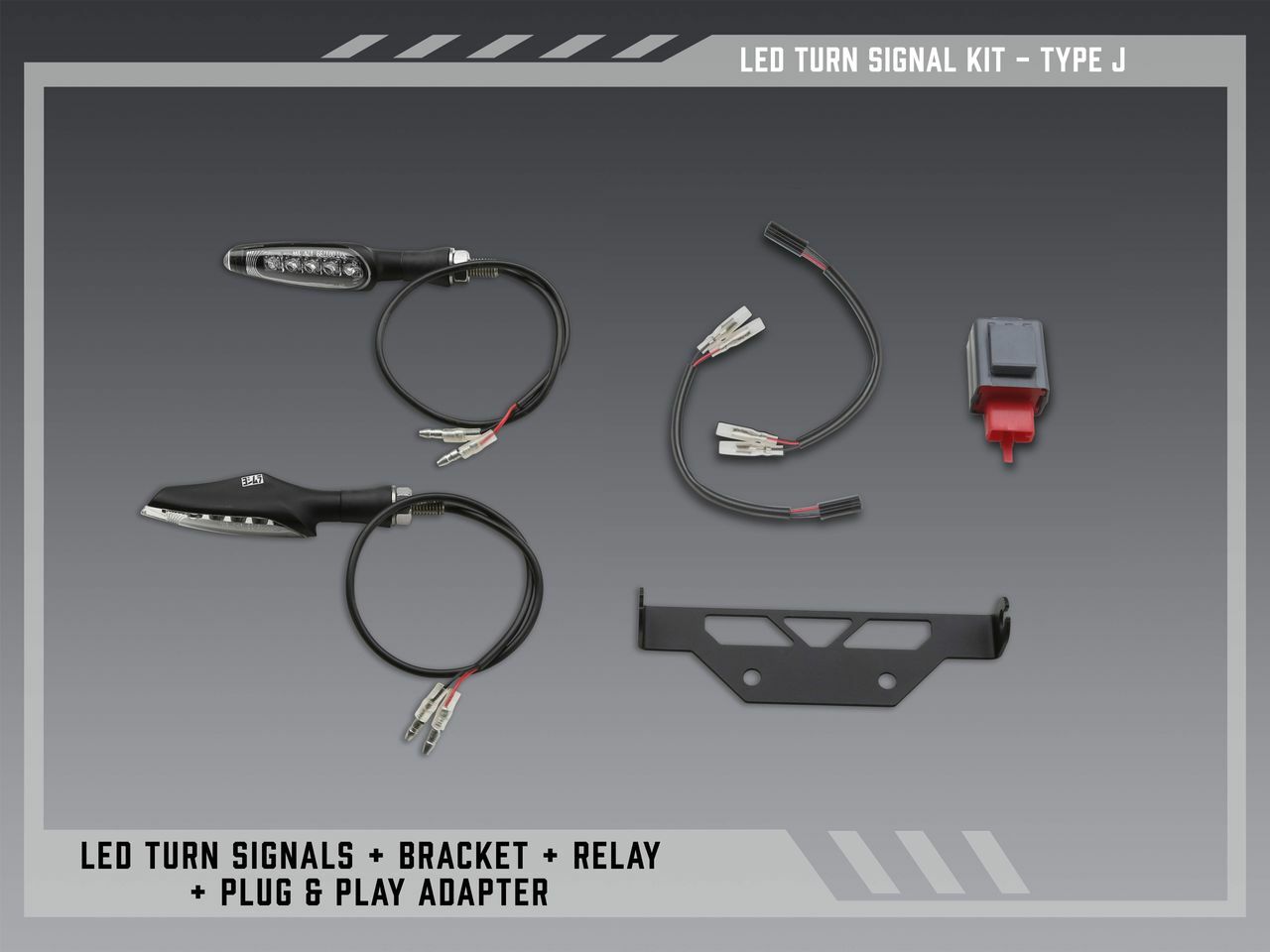 Yoshimura Fe V2 Standard LED Turn Signal Kit for Street Motorcycles