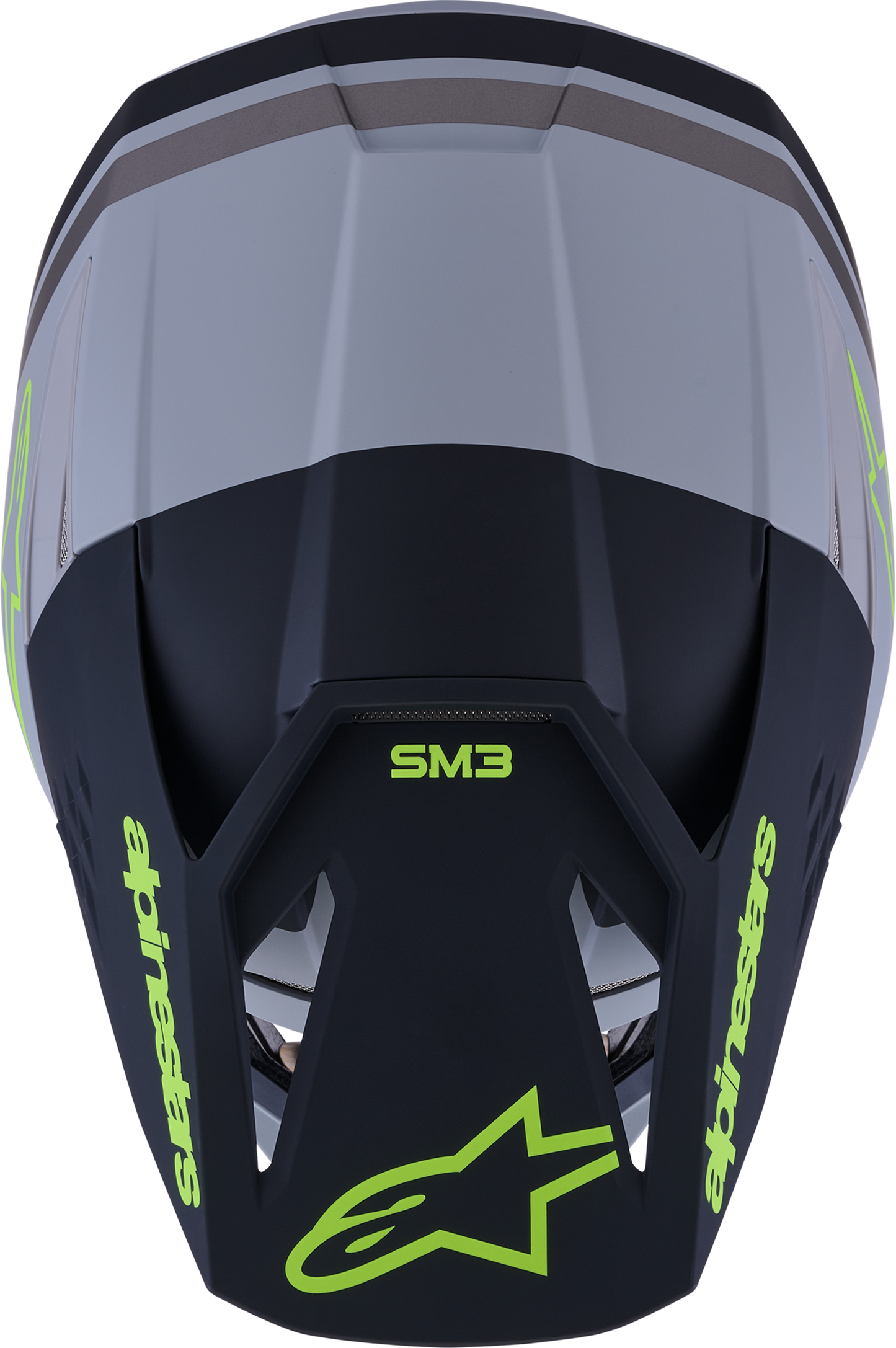 Alpinestars SM3 Radium Off-Road Helmet 2X-Large Matte Grey/Black/Yellow Fluo
