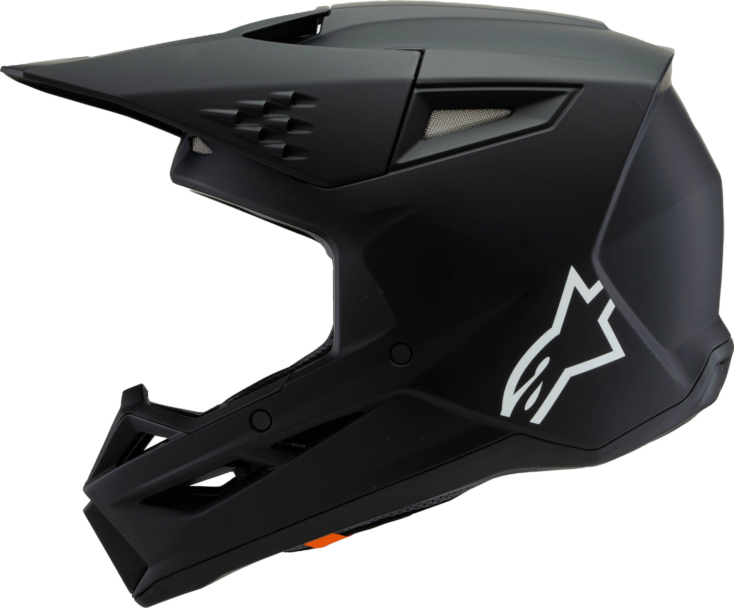 Alpinestars SM3 Youth Solid Off-Road Helmet Black Matte (Size: Youth Small)