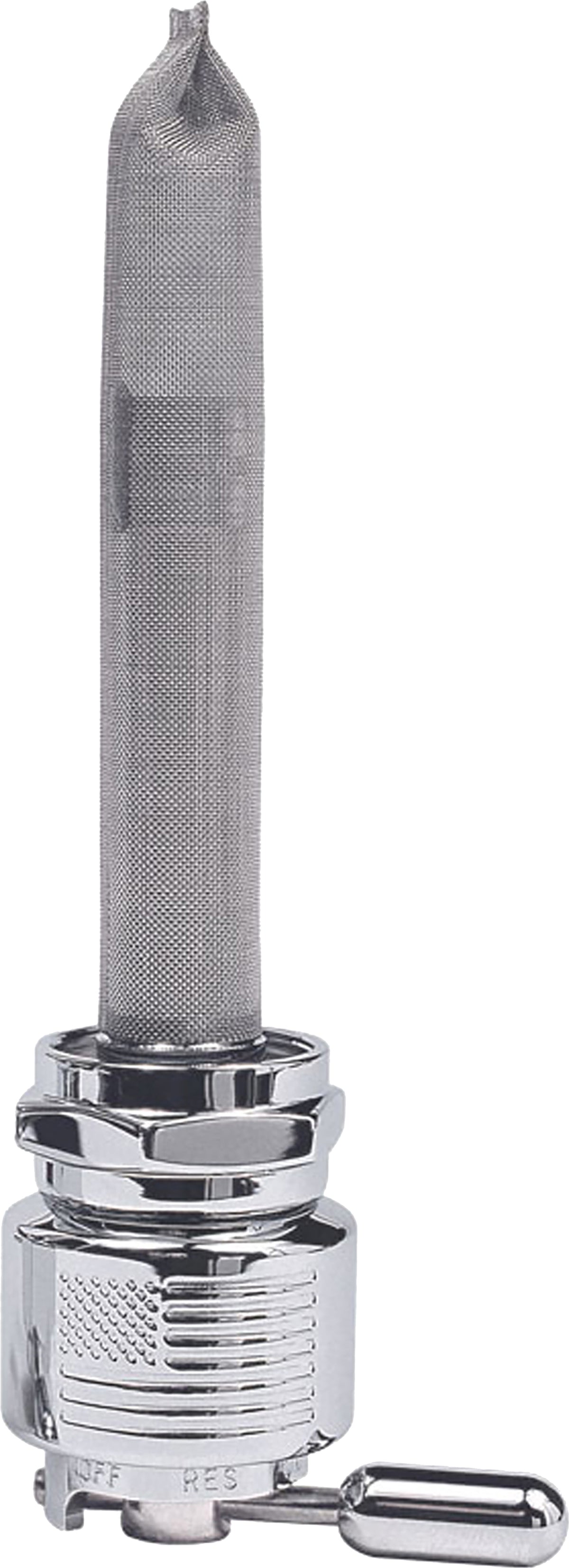 Pingel ENT Power Flo Petcock Chrome with Reserve for V-Twin Motorcycle Fuel Systems (Part #6311-CRL)