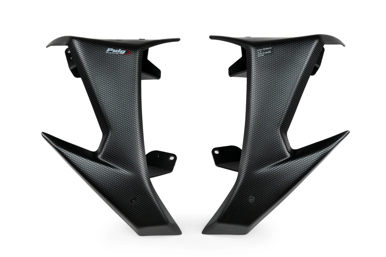 PUIG Downforce Side Spoilers Carbon for Street Naked Motorcycles – Part Number 21783C