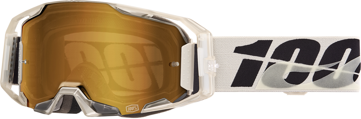 100-Percent Armatic Goggle Pitch Mirror True Gold Lens – Offroad Motocross Eyewear