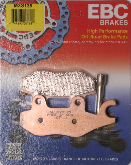 EBC Moto X Race Brake Pads for Kawasaki KRF 750 Teryx and KLX140G