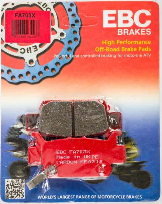 EBC Fa703X Carbon X Series Brake Pads for Honda Pioneer 1000 (2016-2018)