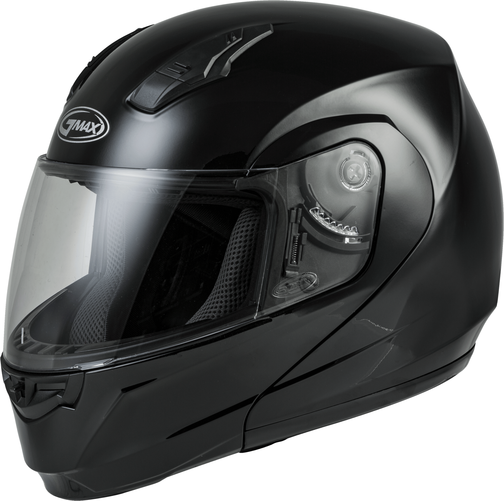 GMAX MD-04 Modular Helmet Black 3X-Large – Lightweight Street Helmet with Dual Vents and UV400 Shield