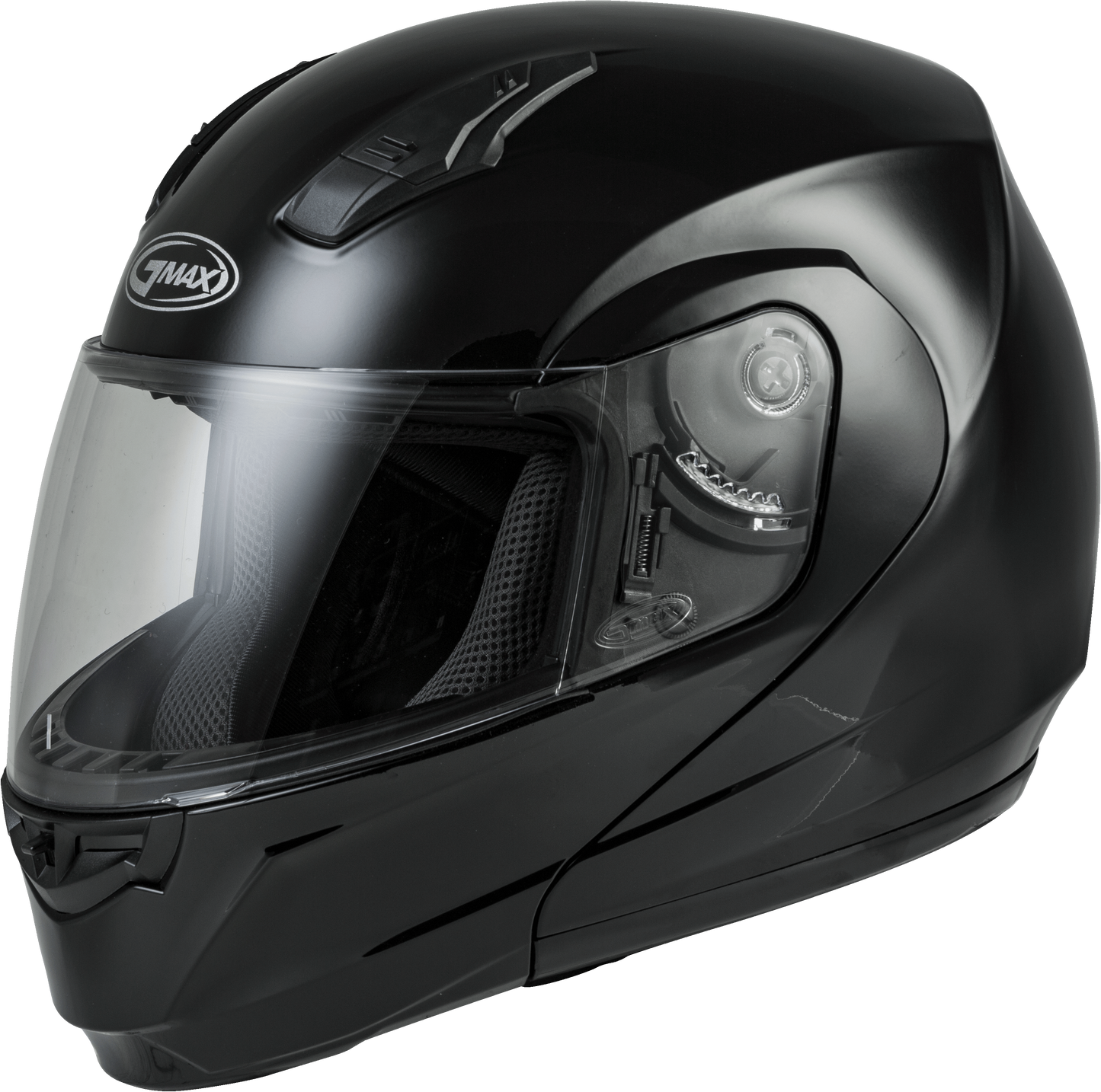 GMAX MD-04 Modular Helmet Black 2X-Large - Lightweight Street Helmet with CoolMax Technology