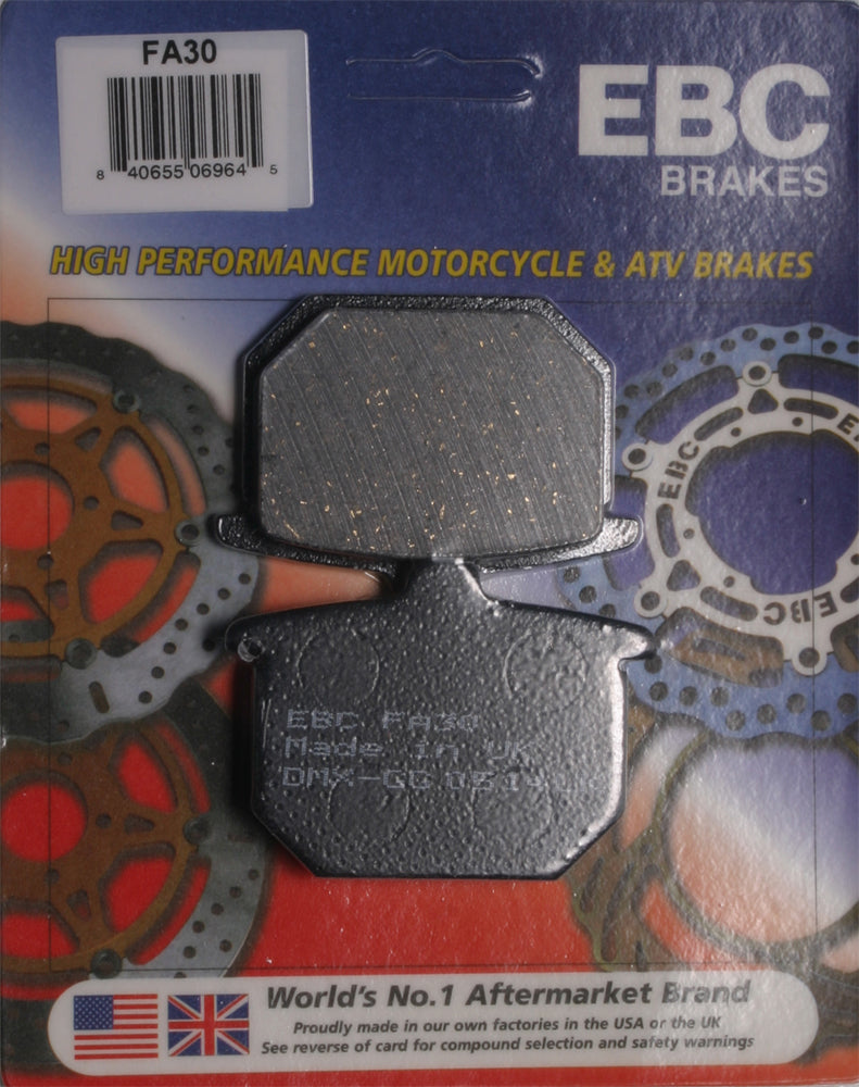 EBC FA30 Brake Pads for Honda Motorcycles - Street Performance Replacement