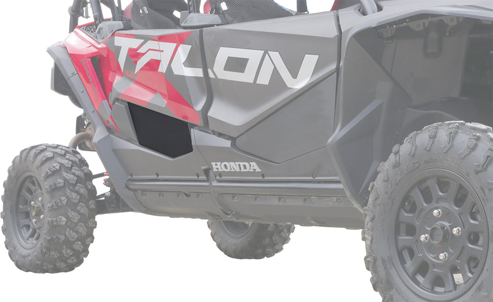 KFI Talon Rear Lower Door Panel Kit for ATV/UTV - Durable Aluminum Construction