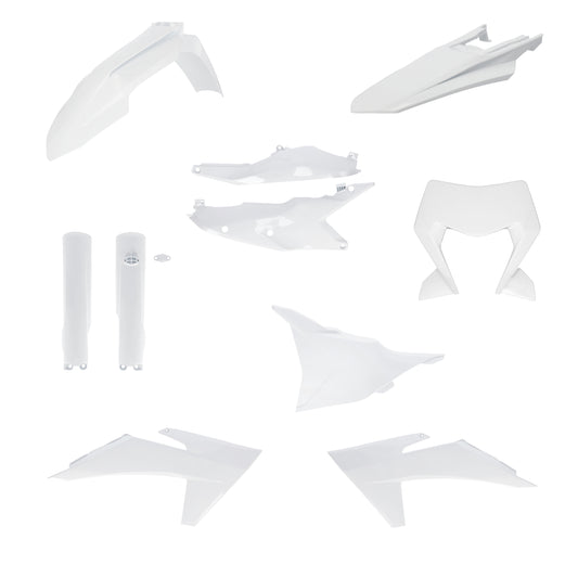 ACERBIS Plastic Kit Full KTM White – Offroad Replacement Body Parts