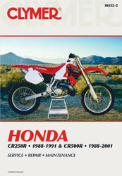 CLYMER Repair Manual for Honda CR500R 1988-2001 – Offroad Motorcycle Maintenance Guide
