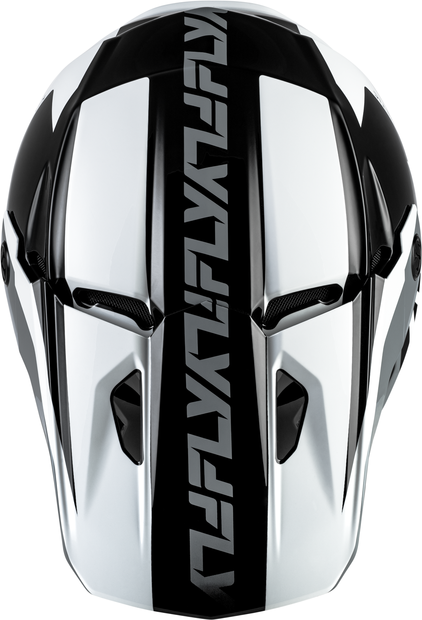 Fly Racing Kinetic Crest Helmet X-Small Black/White/Grey – Off-Road Motorcycle Helmet with Advanced Ventilation and Safety Features