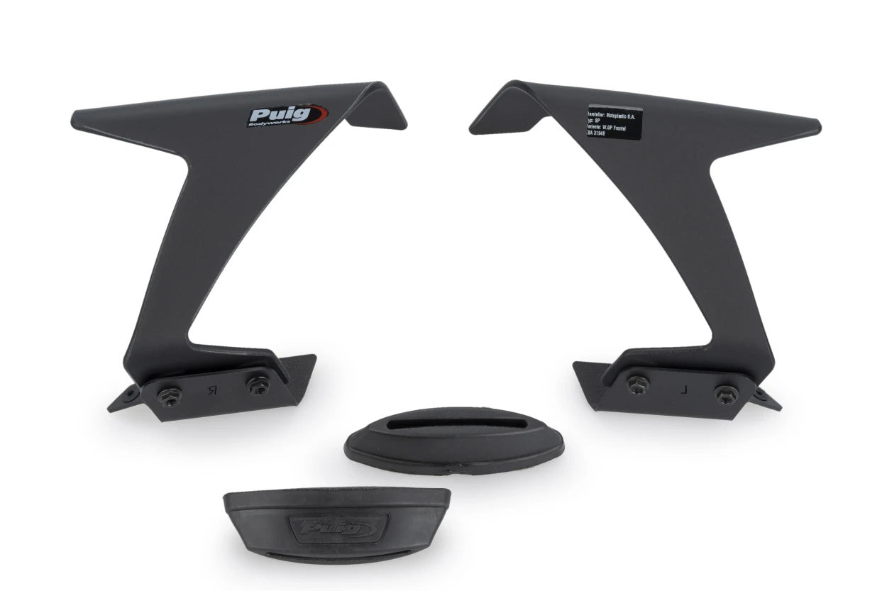 PUIG Race Side Spoilers Matte Black for BMW - Downforce Race Side Spoilers Part 21570J