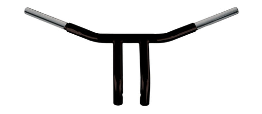 WILD 1 Chubby 6 inch Low Profile Drag Bar Satin Black for Harley-Davidson V-Twin Models