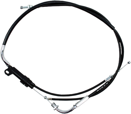 MOTION PRO Black Vinyl Throttle Pull Cable for Suzuki VS1400GLP Intruder 1987-1994