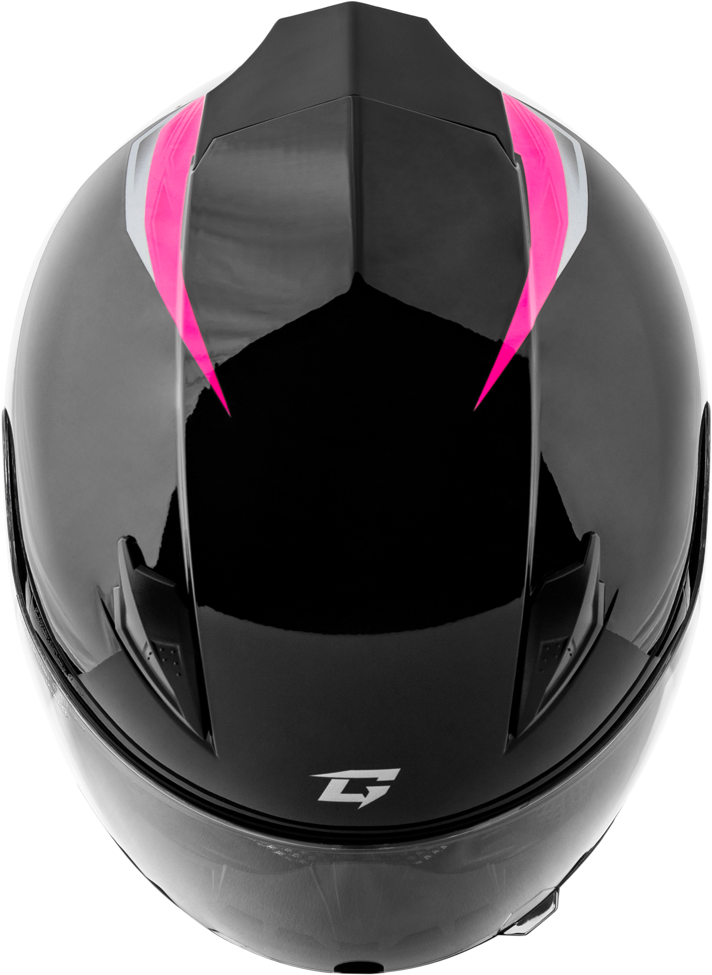 GMAX FF-49 X-Small Full-Face Street Helmet with COOLMAX® Interior and UV400 Shield - Black/Pink