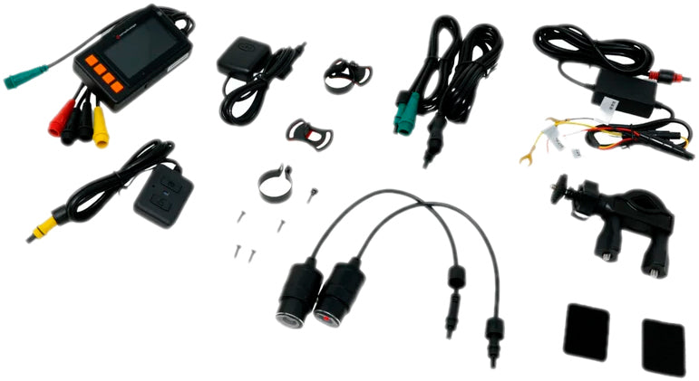 CERWIN VEGA C480 Dual Camera DVR for V-Twin Motorcycles with 3-Inch LCD and HD Recording