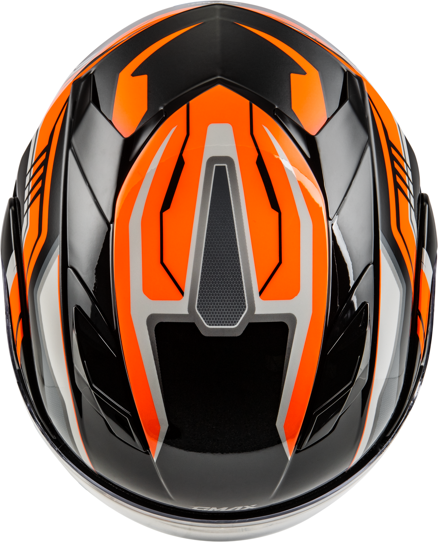 GMAX MD-01S Modular Snow Helmet with Quick Release Buckle and LED Light - Orange/Black, Medium