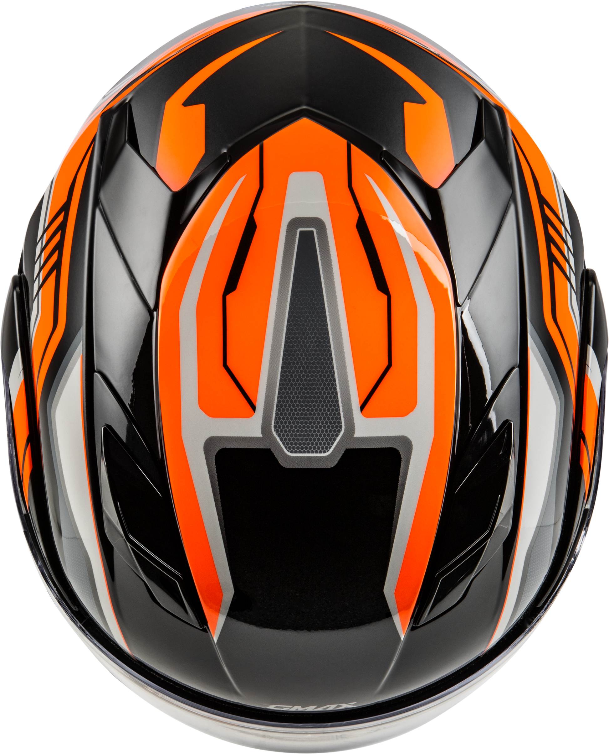 GMAX MD-01S Modular Snow Helmet with Quick Release Buckle and LED Light - Orange/Black, Medium