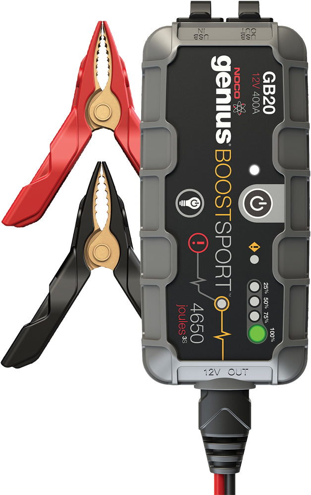 NOCO GENIUS GB20 Boost Lithium Jump Starter for 12V Vehicles and Small Engines