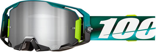 100-Percent Armatic Goggle with Mirror Silver Lens - Offroad Motocross Eyewear