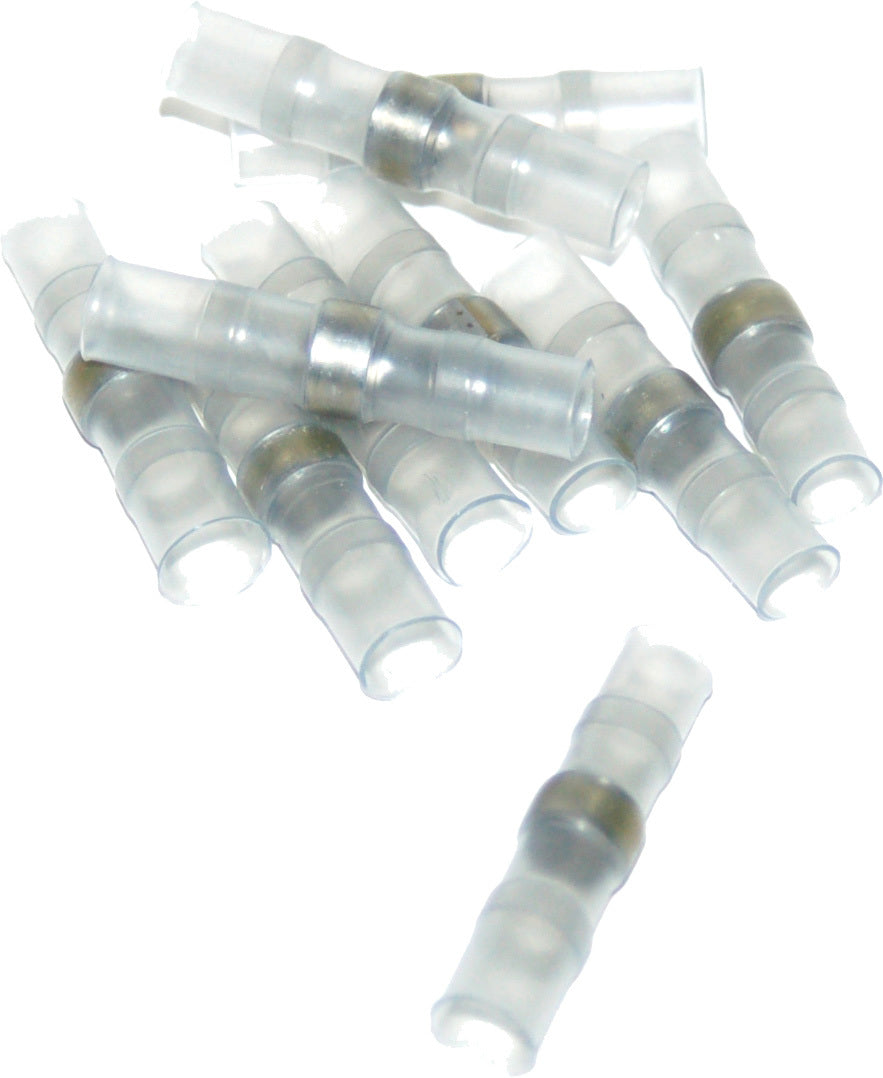 NAMZ Custom Cycle Heat Sealable Butt Splice Connector for 10-12 AWG Wires (10 Pack)