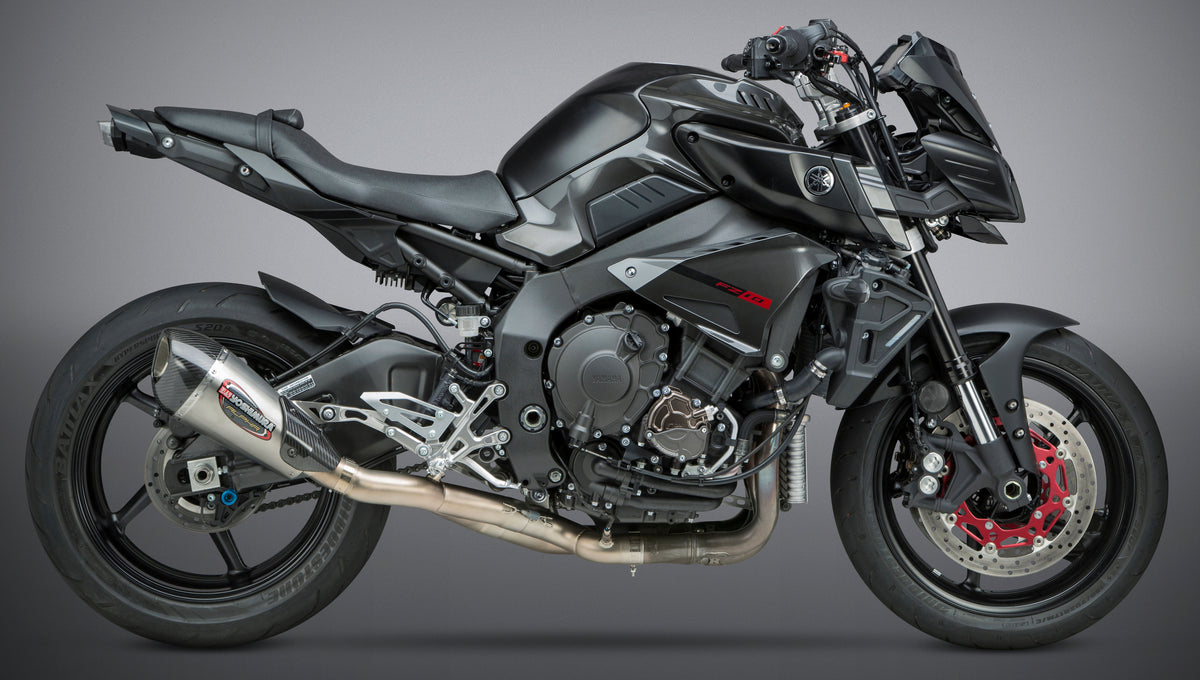 Yoshimura Alpha T 3/4 Slip-On Exhaust System for Yamaha FZ-10 and MT-10 Models