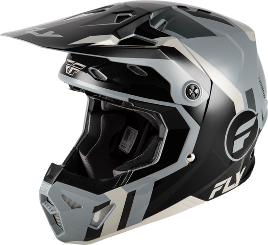 Fly Racing Formula CP Seal Off-Road Helmet - X-Small, Black/Grey/Light Grey