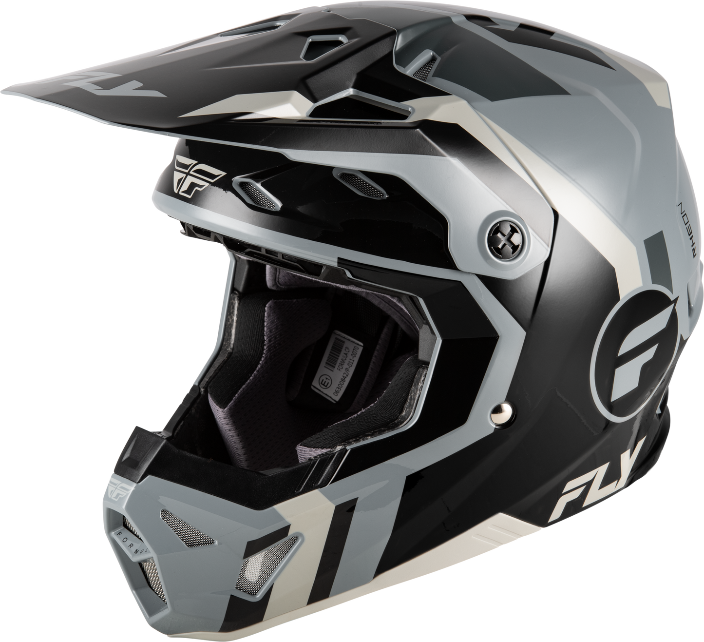 Fly Racing Formula CP Off-Road Helmet X-Large Black/Grey/Light Grey