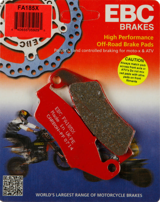 EBC FA185X Brake Pads for Zero Electric Motorcycles and Honda CRF450RX