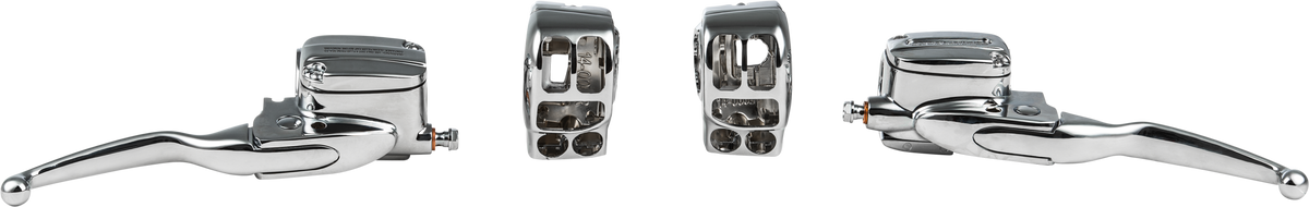 HardDrive Chrome Handlebar Control Kit with Hydraulic Clutch for Harley Davidson Road Glide (2015-2017)