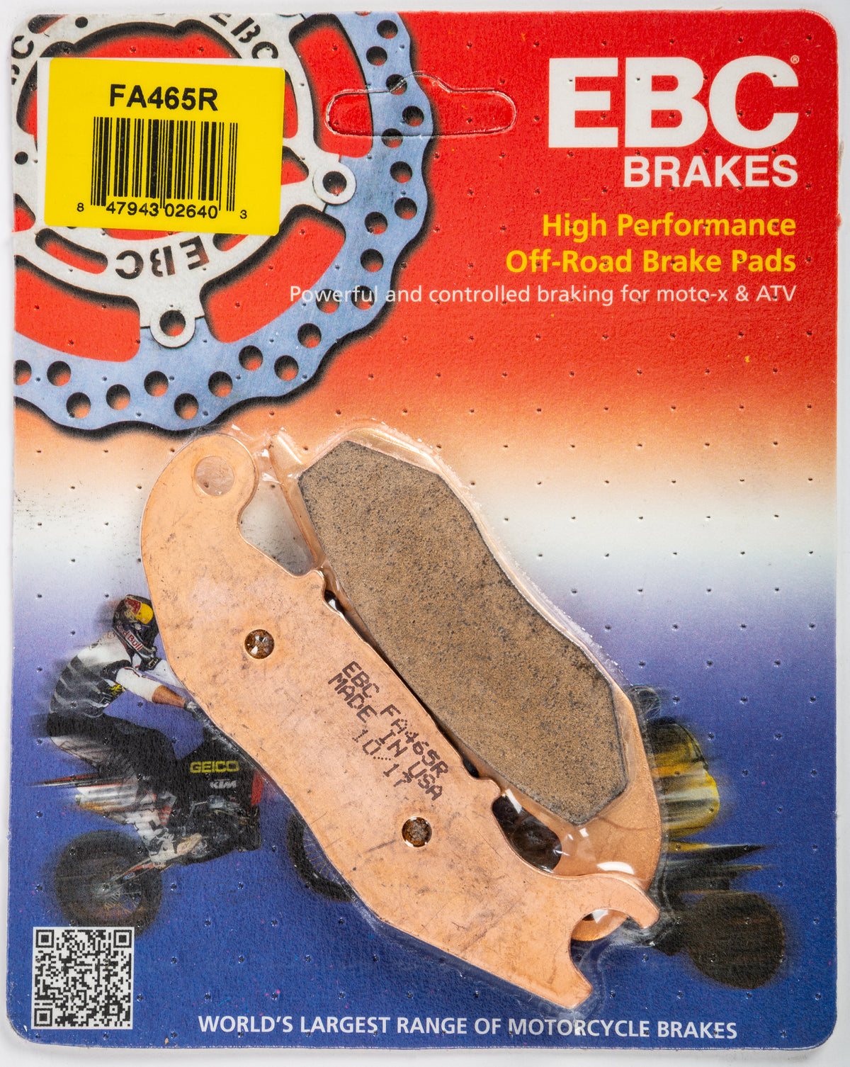 EBC FA465R Brake Pads for Honda CRF250L and More