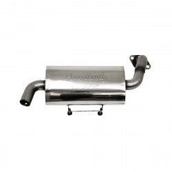 MBRP Part AT-9519SP Single Slip-On System with Oval Sport Muffler for Polaris RZR and General Models