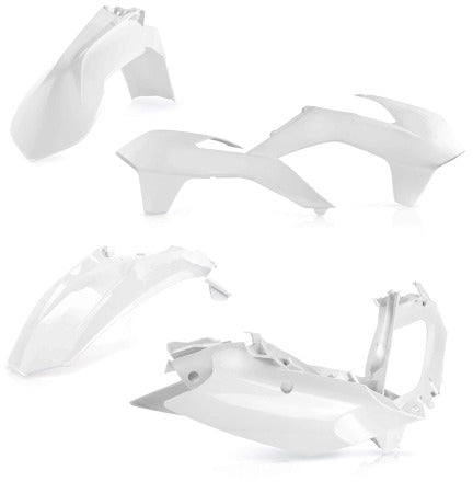 ACERBIS Plastic Body Kit for KTM 350 and 500 Models – White Replacement Parts