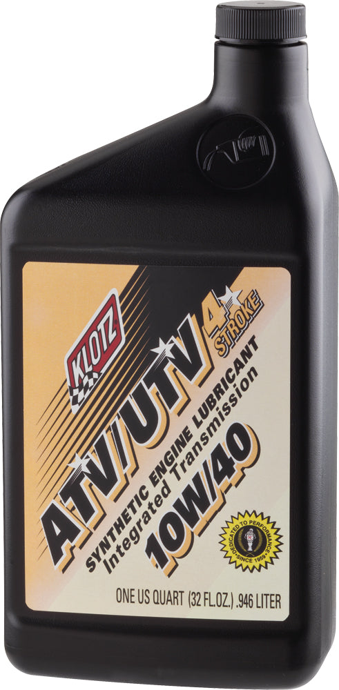 KLOTZ ATV/UTV Synthetic Engine Oil 10W-40 – 32 oz. for Off-Road Vehicles