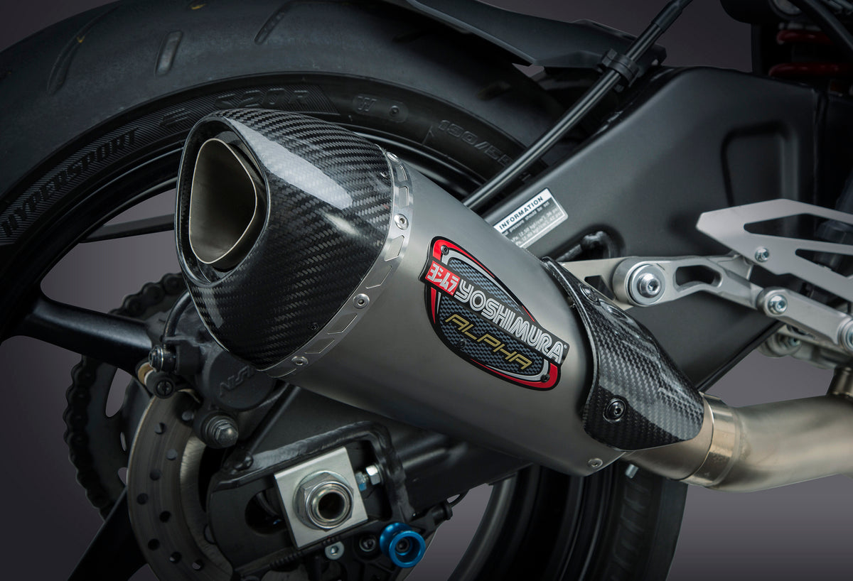 Yoshimura Alpha T 3/4 Slip-On Exhaust System for Yamaha FZ-10 and MT-10 Models